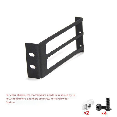 PCI-E  Card Bracket Desktop Chassis  Card C-Type Baffle Open Type Computer Rack Case Modification Part 2