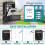 Key Lock Box, Waterproof Wall Mount Lock Box for Keys with Code, 4 Digit Combination Lockbox for Home Office Garage B 6