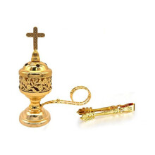 Charcoal Incense Burner with Tong, Incense Holder for Incense Burner Censer Incense Burner Catholic Incense Burner