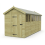 6 x 16 Apex Shed Tanalised (Single Door, With Windows) 2
