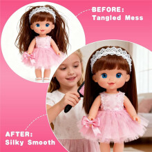 Doll Hair Brush Compatible with ,4PCS Comb Set with Spray Bottle Compatible with Doll Brush