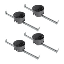 4Pcs Ceiling Fan Brace,Adjustable 14-24.5Inch Electrical Box with Support Bars,for Ceiling Fan & Light Fixture Installs