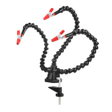 Desk Clamp Soldering Third Hand Tool 3 Flexible Arms Soldering Station Holder for Electronic Repair Soldering