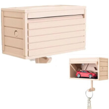 Key Holder for Wall, 3D Key Holder Wall Mount, Key Organizer Wall Mount, Hotwheel Car Garage with Opening Door