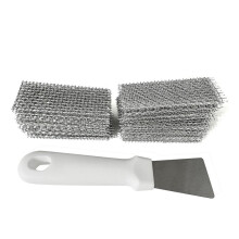 100 PCS Stainless Steel Brick Weep Hole Covers,2.75INCH Covers Can Be Cut or Stacked to Fill Different Size Weep Holes