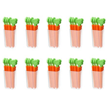 Bag Clip Portable Food Snack Bag Sealing Clip Carrot Shaped Food Fresh Storage Sealing Clip Kitchen Storage Tool