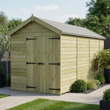 7 x 14 Apex Shed Tanalised (Double Door, No Windows)