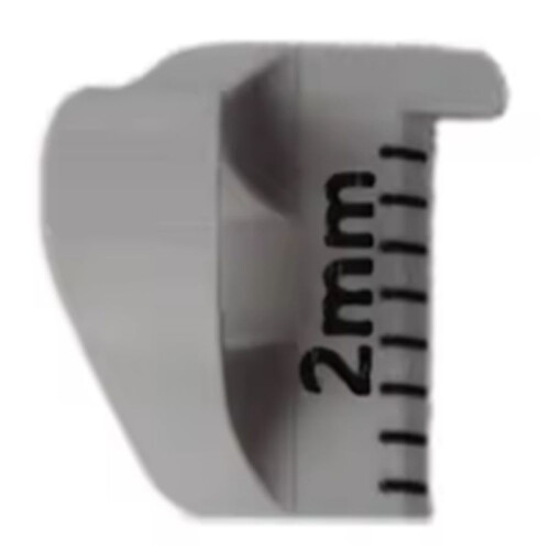 Sewing Needle Gauge Measuring Tool, Finger Ruler Sewing Template, Finger Protector, DIY Stitching Guide Tool 2
