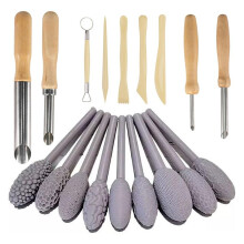 Clay Texture Roller for Art Projects,Single /Double , Roller Stick, Clay Bead Roller,Clay Texture Tools for Art