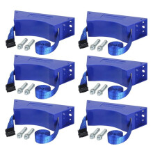 Propane Tank Holder Propane Tank Mount Gas Cylinder Holder Wall Mounted Bracket with Screws and Safety Band 6Pcs