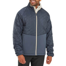 (M, Charcoal Stone) Footjoy Mens ThermoSeries Insulated Windproof Water Resistant Golf Jacket