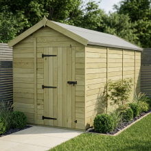 7 x 14 Apex Shed Tanalised (Single Door, No Windows)