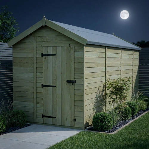 7 x 14 Apex Shed Tanalised (Single Door, No Windows) 2