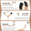 Leather Sewing , Solid Table Desktop Horse Clamp,Versatile Stitching Leather Wood Clip with Handle for DIY 3