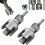 Integrated Internal & External Pipe Threading Tool, Electric Drill Compatible Pvc Pipe Threader Kit, 1/2inch+3/4inch 3