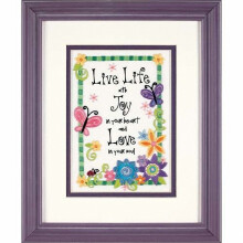 D06231 - Dimenions Mini Crewel - Live Life