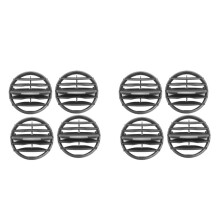 8Pcs Car Dashboard Middle A/C Air Outlet Grille 5ND858069 for   2010-2017 Round Air Outlet Grille
