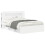 VidaXL vidaXL Headboard Cabinet with Storage White Engineered Wood 3