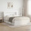 VidaXL vidaXL Headboard Cabinet with Storage White Engineered Wood 4