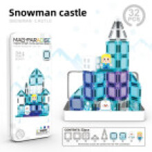 (Snowman)Tragbarer Magnetblock Spielzeug mit Bauchmuskelkonstruktion zur Verbesserung der motorischen Fähigkeiten