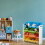 Children's Storage Shelf with Bins 1