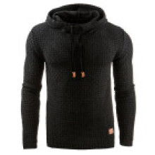 (Black,XL)Jaqueta quente masculina jumper moletom com capuz suéter pulôver com capuz