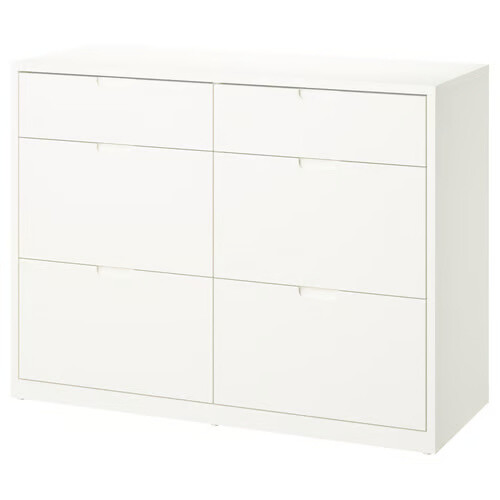 IKEA TONSTAD 6 Drawer Chest 120x47x91cm