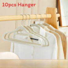 (White 42cm)Kids And Adult Velvet Hangers Pack With Shoulder Guard And Wet Dry Functionality Closet For