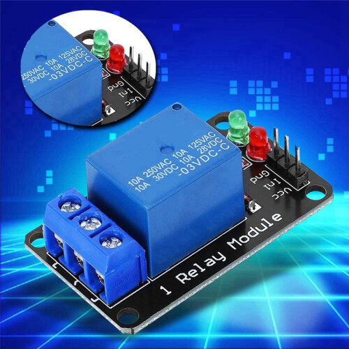 1-Way Relay Driver Module with LED Indicator Microcontroller Compatible PLC MCU Control Board Module 12V 2