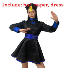 (Blue Woman,M)Unisex Zombie Cosplay Outfit With Belt And Yellow Patches For Themed Cosplay And Parties Halloween