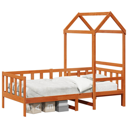 VidaXL vidaXL Day Bed Set 2 pcs Wax Brown Solid Pine Wood 1
