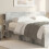 VidaXL vidaXL Headboard Cabinet with Storage Concrete Grey Engineered Wood 1