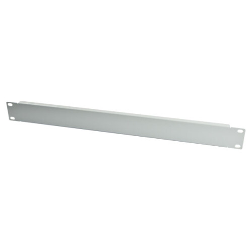 ALLNET 19"zbh. Blindplatte, 1HE, Lichtgrau,
