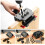 Self Centering Patchwork Doweling Jig, Width Woodworking Joints Tool Drill Guides Locator, Wood Dowel Punch Locator 3