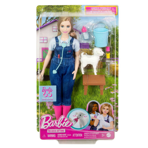 Barbie Boerderij Dierenarts Pop 1