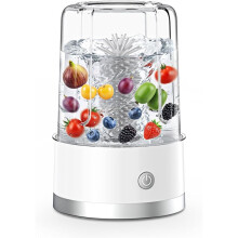 Laveuse Électrique pour Fruits et Légumes, avec Technologie de Purification par Ions OH, Adaptée Aux Petits Fruits