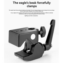 Camera Claw Clamp Fixing Clip Aluminum Alloy Bike Handlebar Clamp for Photography Vlog  Beak Clip