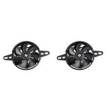 2X Motorcycle Radiator Cooling Fan Oil Cooler Water Cooler Fan for Dirt Bike Motocross ATV Go Kart Quad