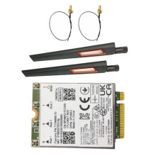 3X T77W968 DW5821E X20 4G LTE Module Cat16 Gigabit 4G Wireless Card for 5420 5424 7424 7400 Laptop+6x10DB Antennas