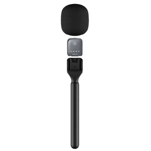 2X Handheld Draadloze Microfoonadapter met Windschermschuim voor Draadloze Lavaliermicrofoon