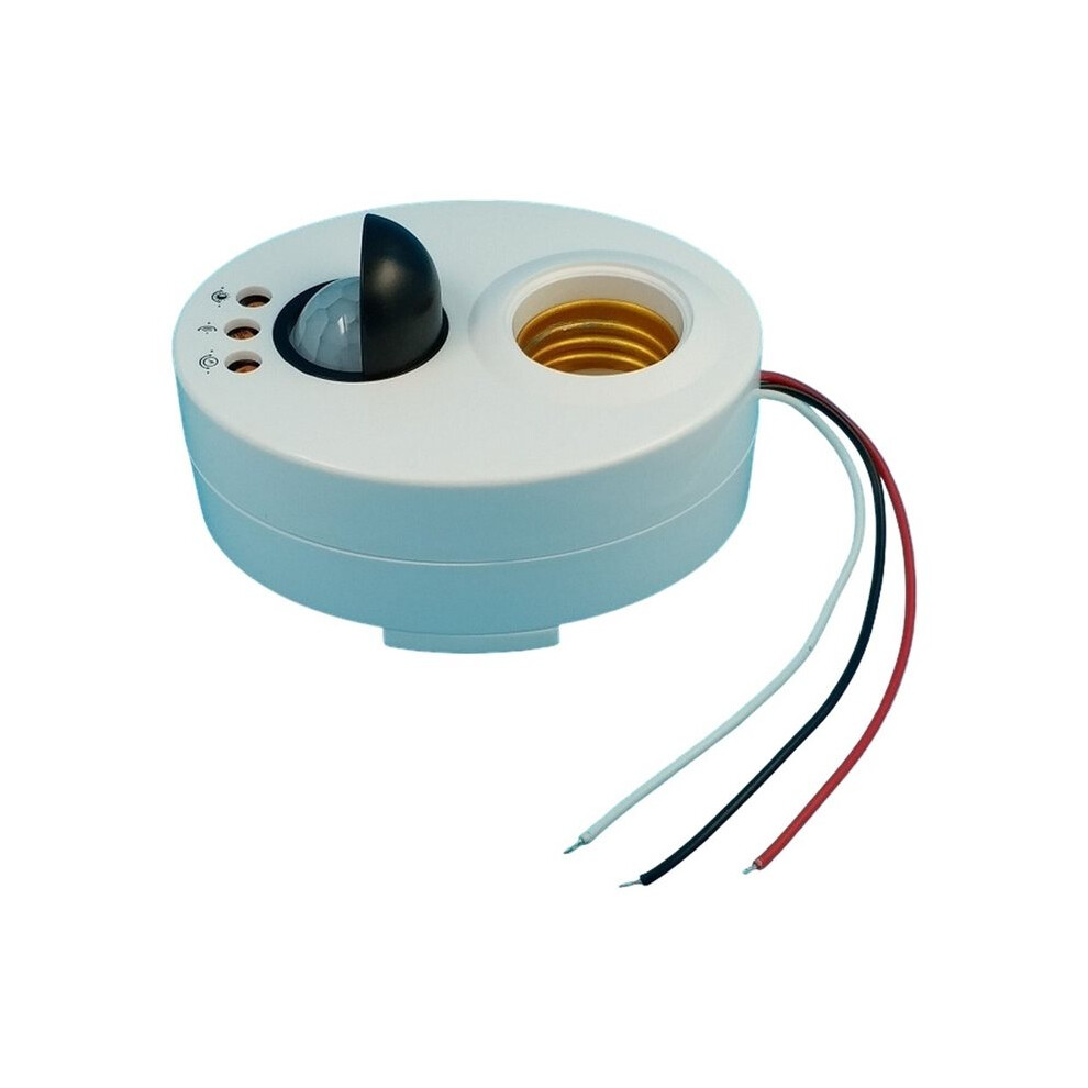 E27 Infrared Led Holder Pir Motion Sensor Adjustable Delay Base Holder Light 6031882635831