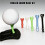 Hinged Turf Base V3-Turf Tee for Artificial Turfs, Includes Pre-Cut Tee Variety Packs,Quick Easy  Setup Unbreakable 8