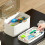 Portable First Aid Storage Clear 2 Tiers Plastic Medicine Storage Box  Capacity Emergency 9
