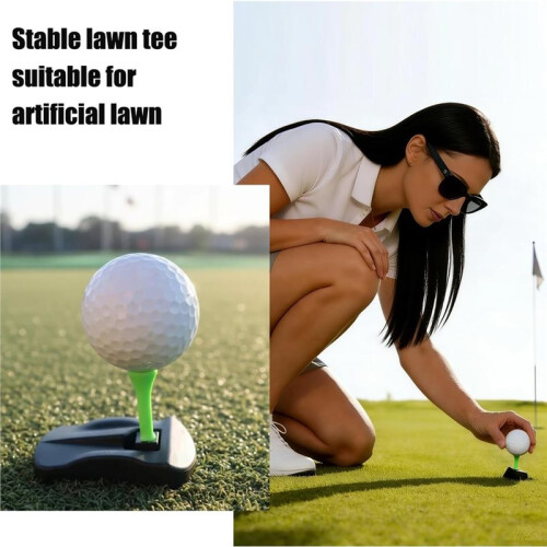 Hinged Turf Base V3-Turf Tee for Artificial Turfs, Includes Pre-Cut Tee Variety Packs,Quick Easy  Setup Unbreakable 2
