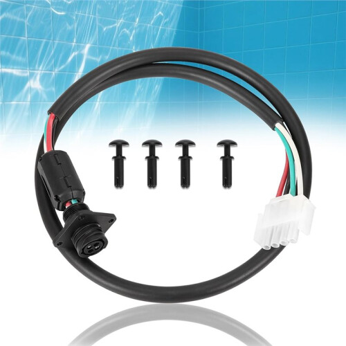 520724 Power Cable for  IntelliChlor PCBA, SCG Cell & EasyTouch Pool Systems, 4-Pin Connector with Locking Clips 2