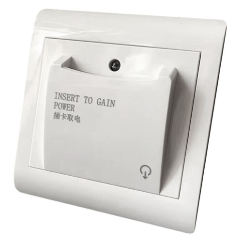 Hotel Saving  86 Type Magnetic Card Insert for Power 8800W 40A Three  with 15s Delay Power Socket