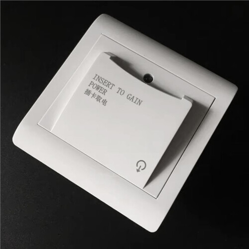 Hotel Saving  86 Type Magnetic Card Insert for Power 8800W 40A Three  with 15s Delay Power Socket 2