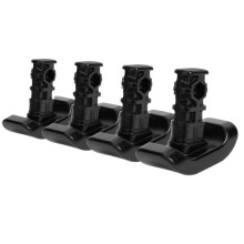 4 PCS Walker Ski Glides for EZ Fold-N-Go Walker Able Life Space Saver Walker Mobility Aid Glide for Stability