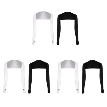 3Pairs Cooling Shawl Arm Sleeves Sun Protection Shawl Shawl Anti-UV Arm Sleeves with Finger Hole for Cycling