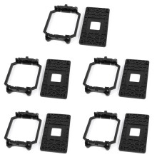 5X CPU Soporte del Ventilador Montante Base de Plastico Negro para Enchufe AM2 AM3